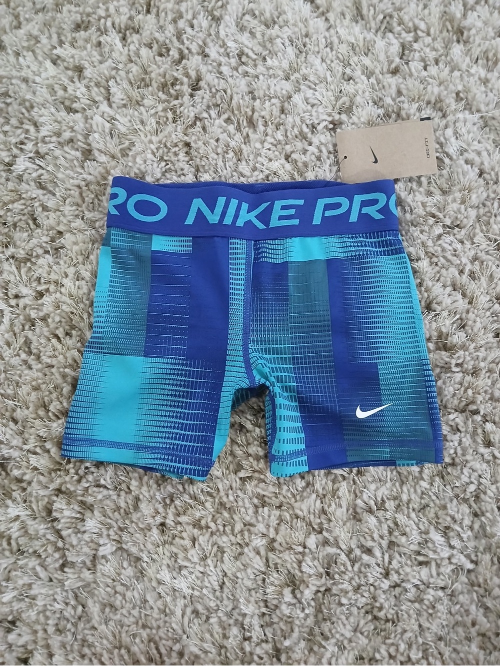 Nike Kids' Blue Teal Athletic Leggings